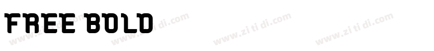 FREE BOLD字体转换 FREE BOLD字体转换